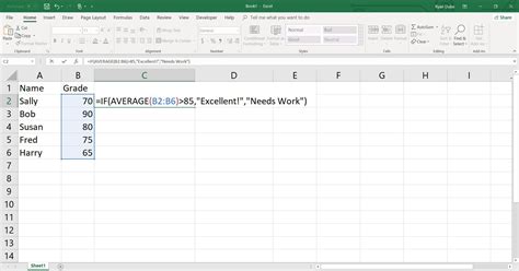 if then formulas in excel.